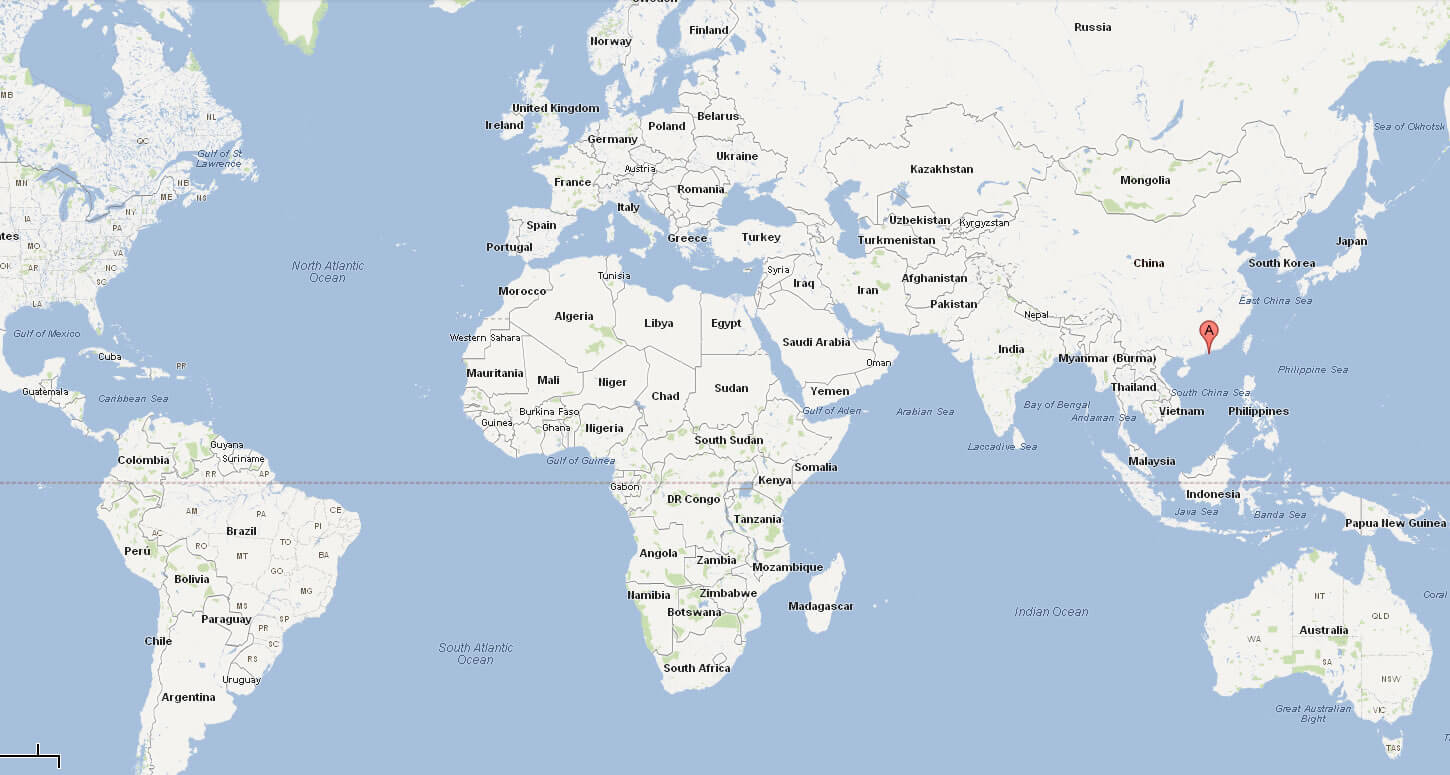 map of macau world